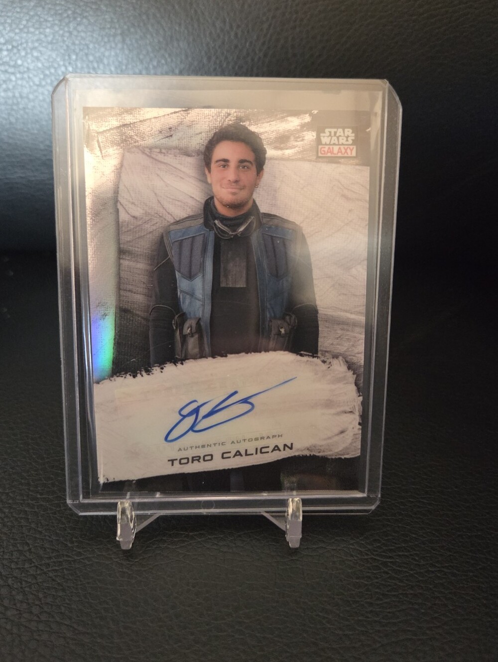 2022 Topps Star Wars Galaxy Toro Calican Holo Autograph Card